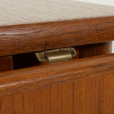 Small Danish teak drop leaf table, 1960s