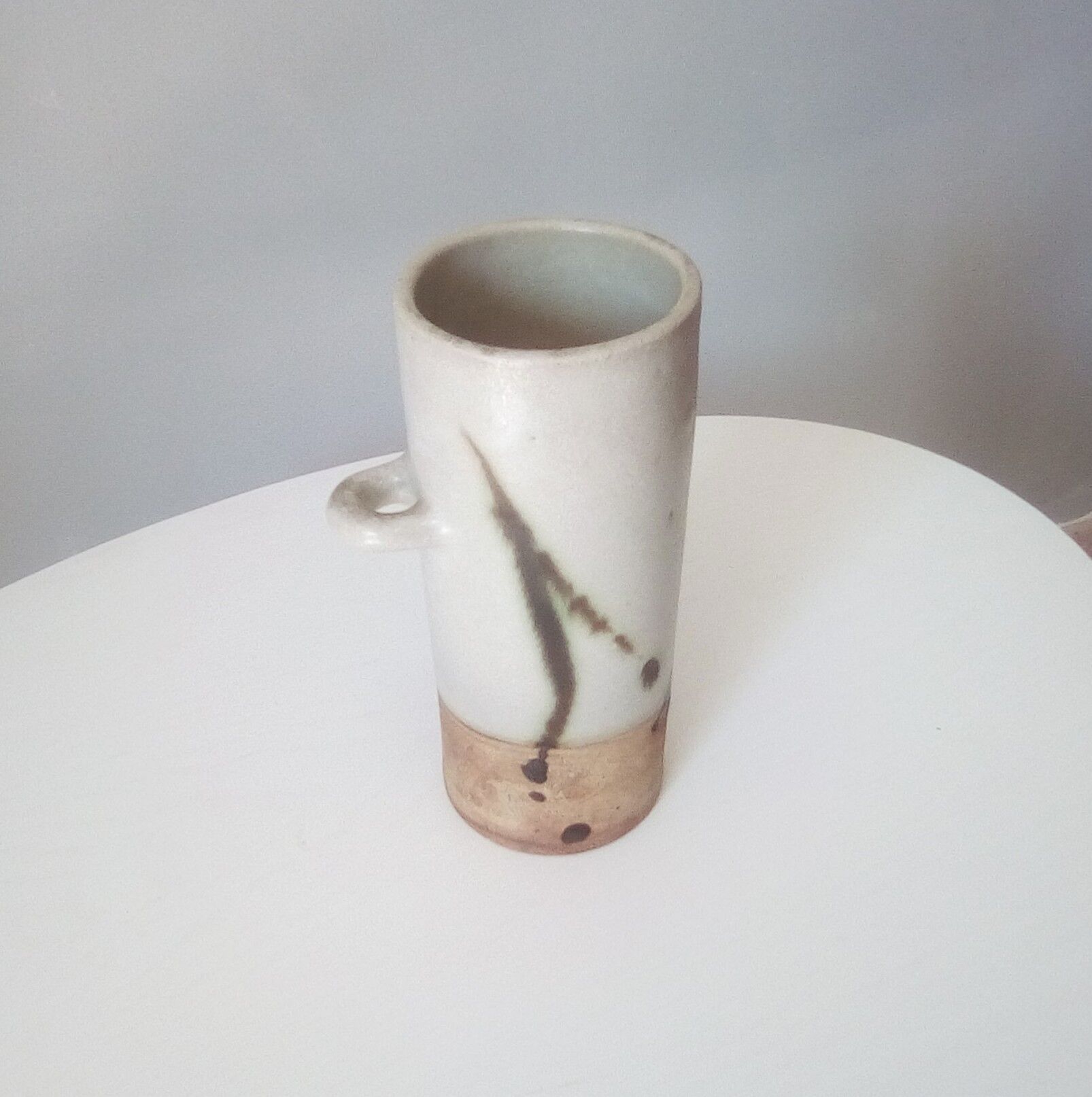 Sandstone pot 60s/70s la Colombe Vallauris