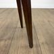 Tripod pedestal table with white top and spindle legs, 50s