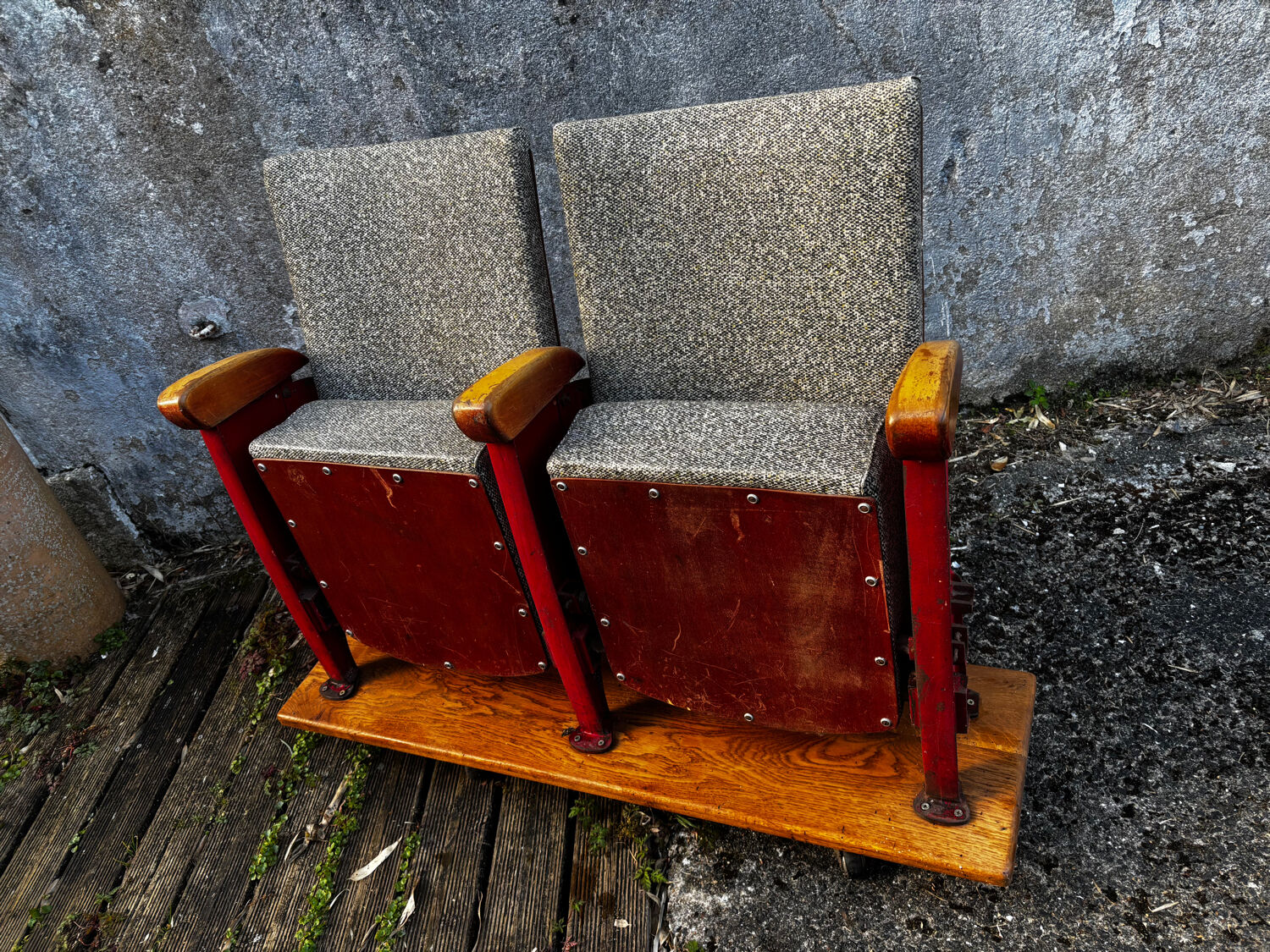 Pair of cinema seats