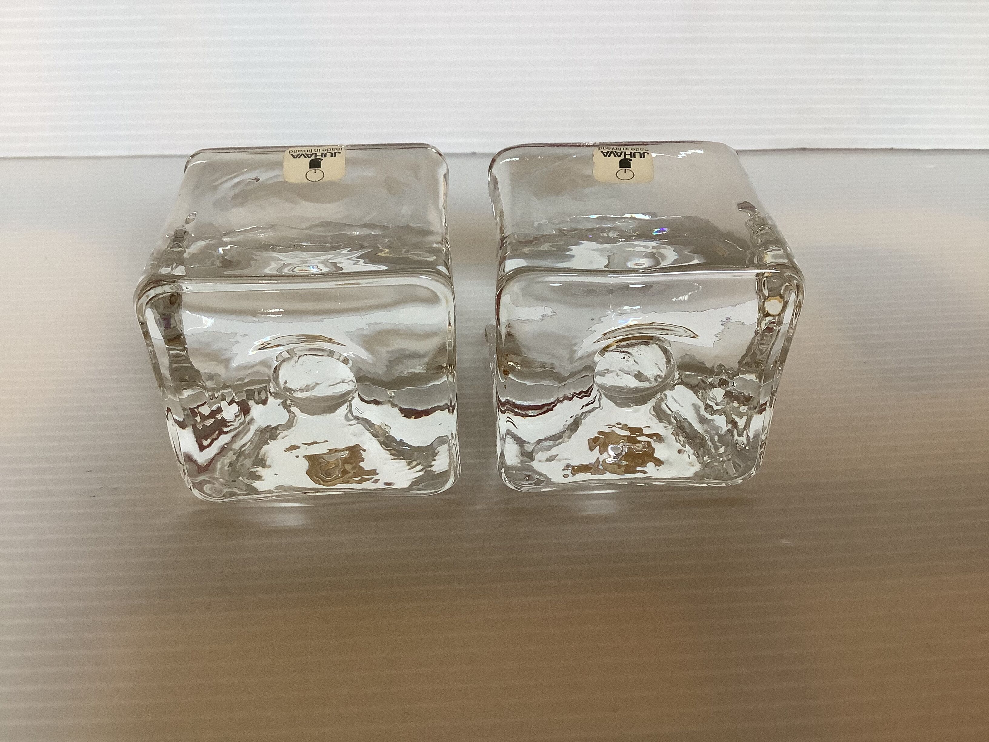Pair of Juhava candle holders Finland