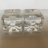 Pair of Juhava Finnish candlesticks