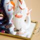 White Glass Fish Carafe/Vase