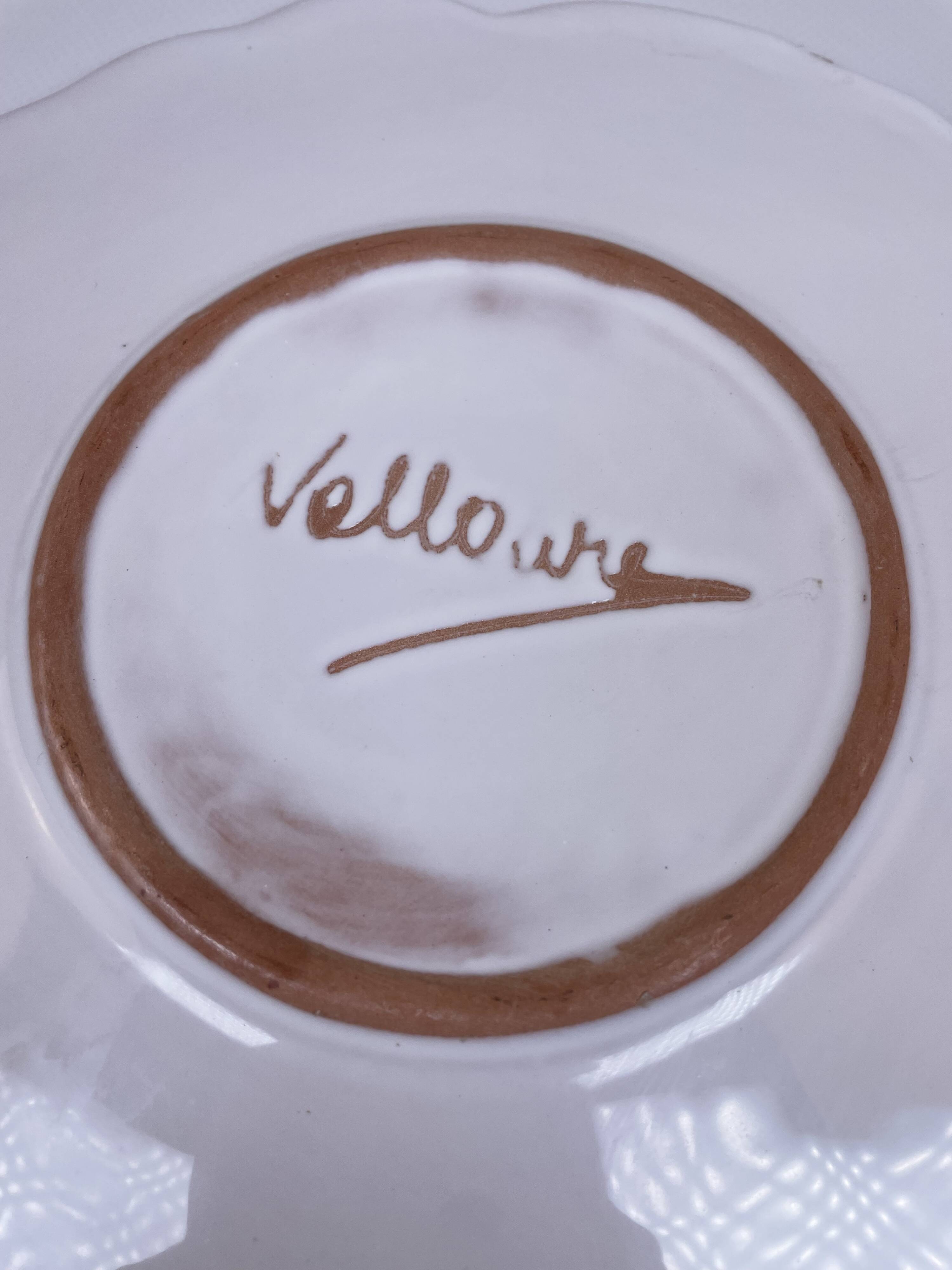 Assiette fleur en céramique de Vallauris