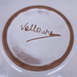 Flower plate in Vallauris ceramic