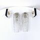 Pair of Vintage Molded Glass Metal Wall Sconces Signed Cervin Functional