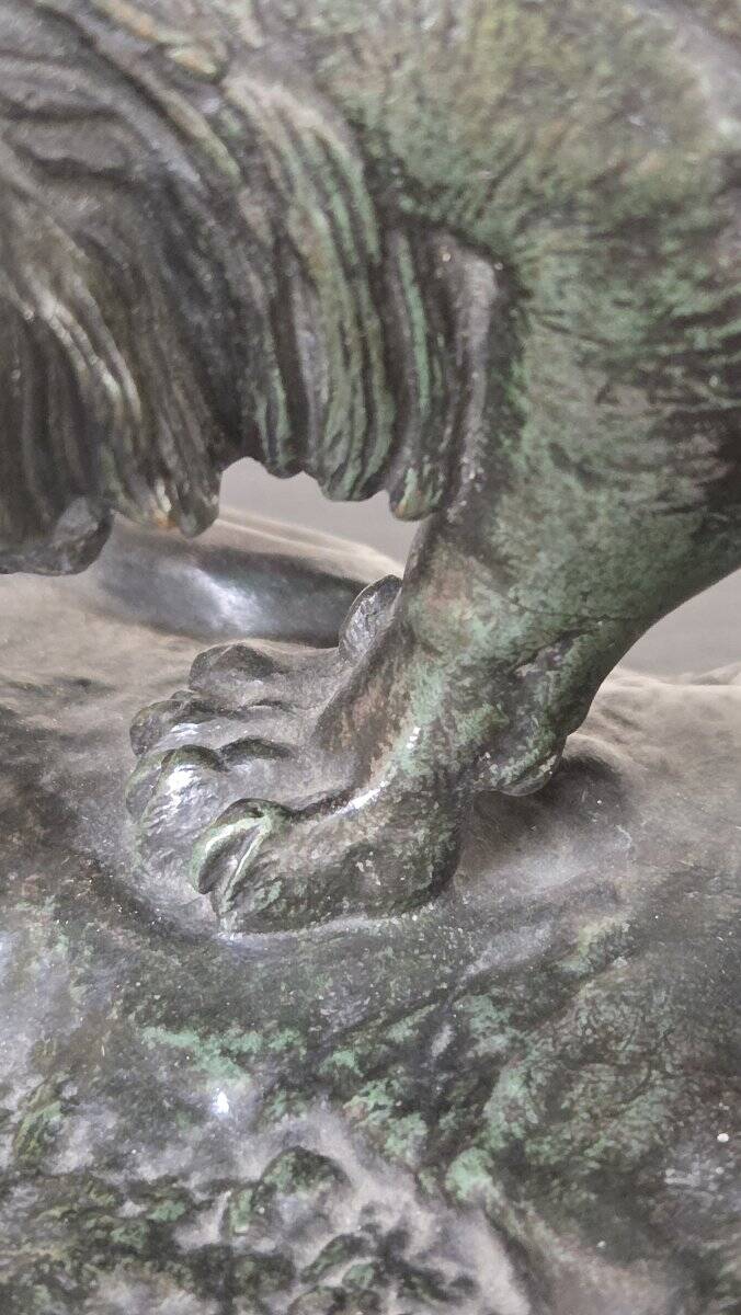 Bronze sculpture by Antonin-Louis BARYE (1796-1875)