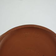 1950s Ceramic Vase with Brown & Black Drip Glaze