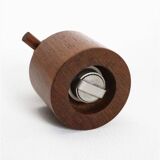 Danish teak pepper mill / crusher with high-quality Peugeot grinding mechanism / 1960s / Mid-Century Modern design