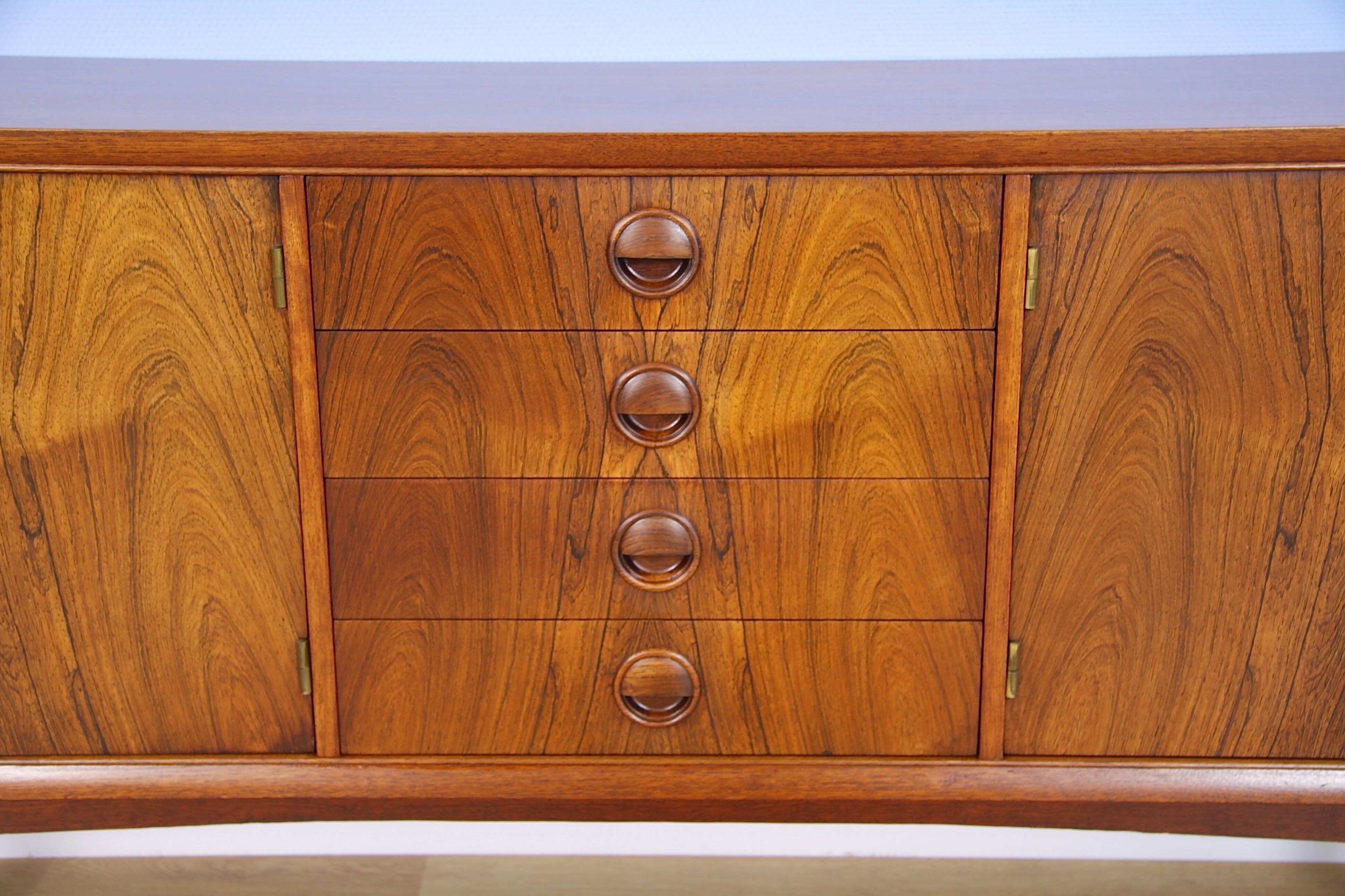Enfilade XL hollandais en palissandre par William Watting pour Fristho, années 1960