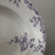 Assiette creuse ancienne Longwy Hanoï