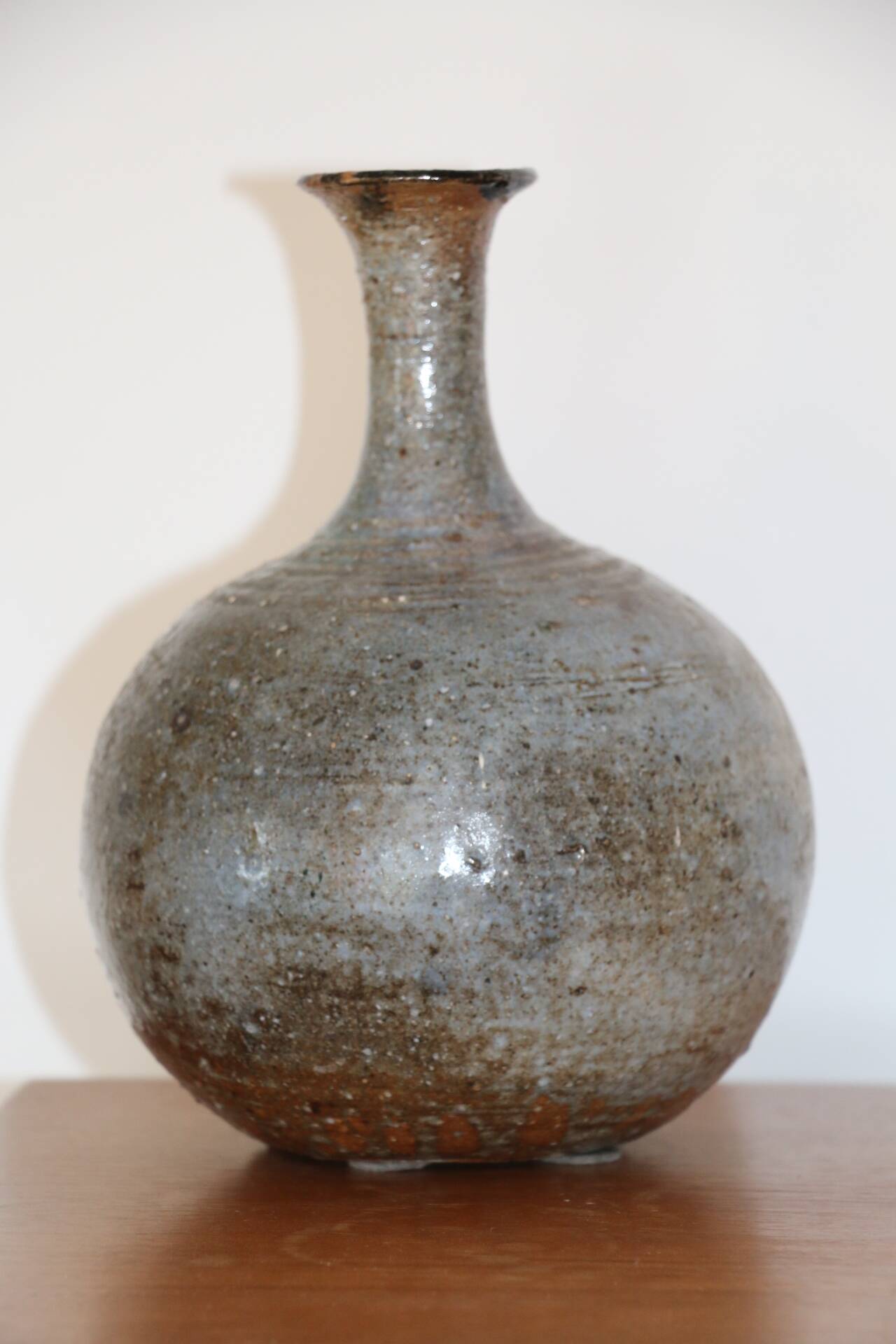 Alain Blanchard ceramic ball vase