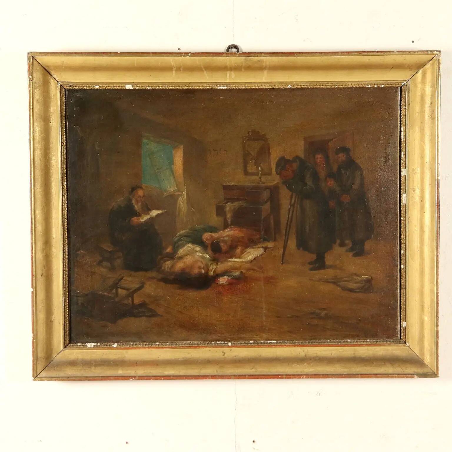 The Tragic Return, oil on canvas, late 1800s
