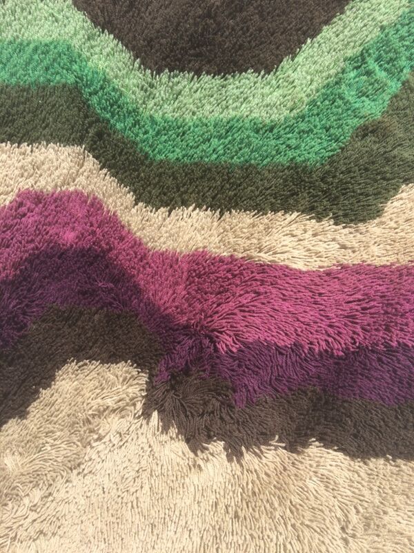 Round carpet Desso 70s. Vintage