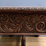 Oak desk, Neo-Gothic style – Late 19th century