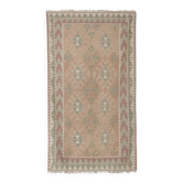 Vintage Turkish kilim, handwoven, 137x232 cm.