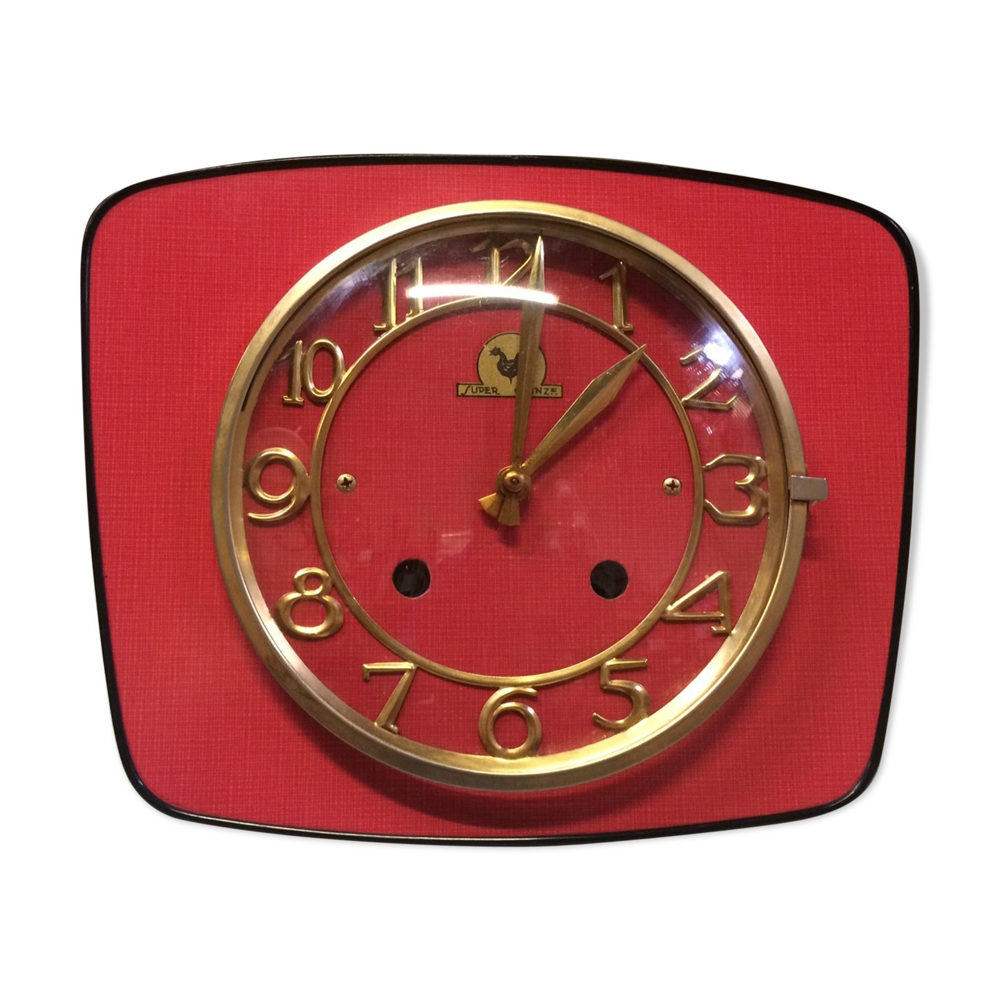 Wall clock in formica Super Fifteen 50