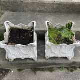 Pair of cast iron planters. Alfred Corneau Charleville around 1900