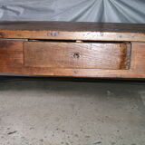 Farm table in massive chene