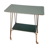 vintage rolling serving cart