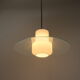 Mid-Century Glass Chandelier, 1970s