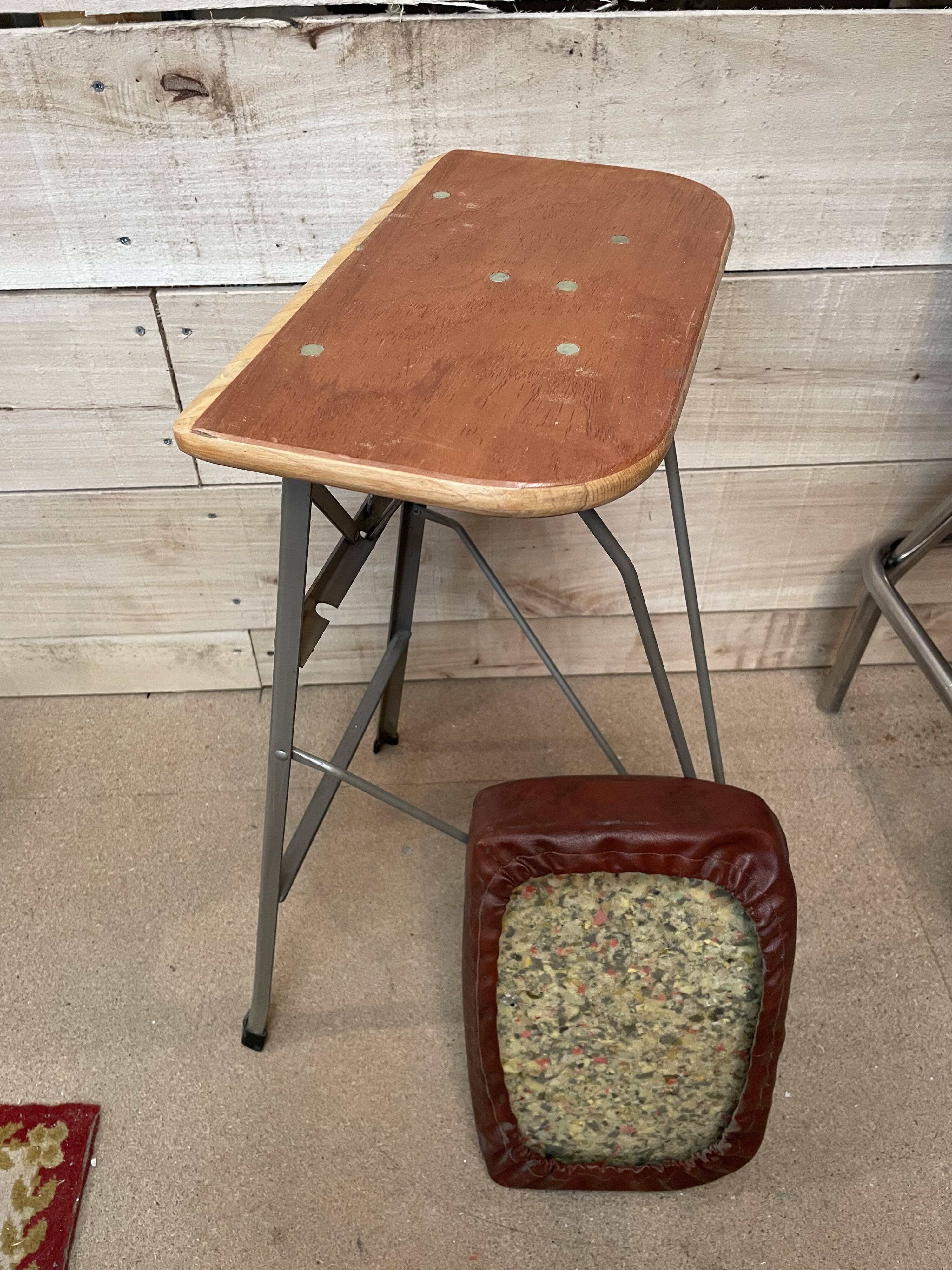 Folding stool dragonfly vintage year 50