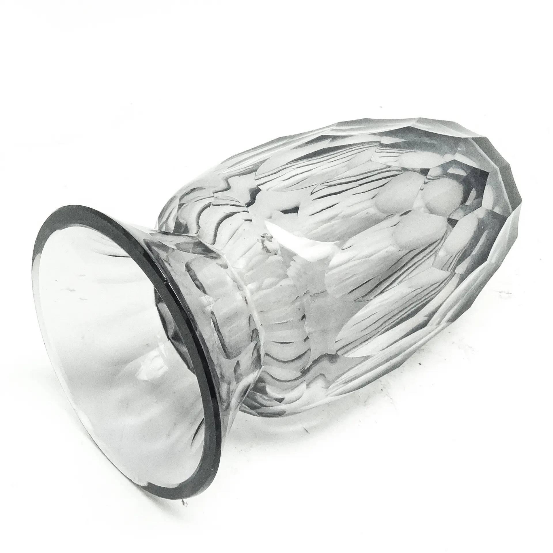Art Deco vase, crystal, Poland, 1930s