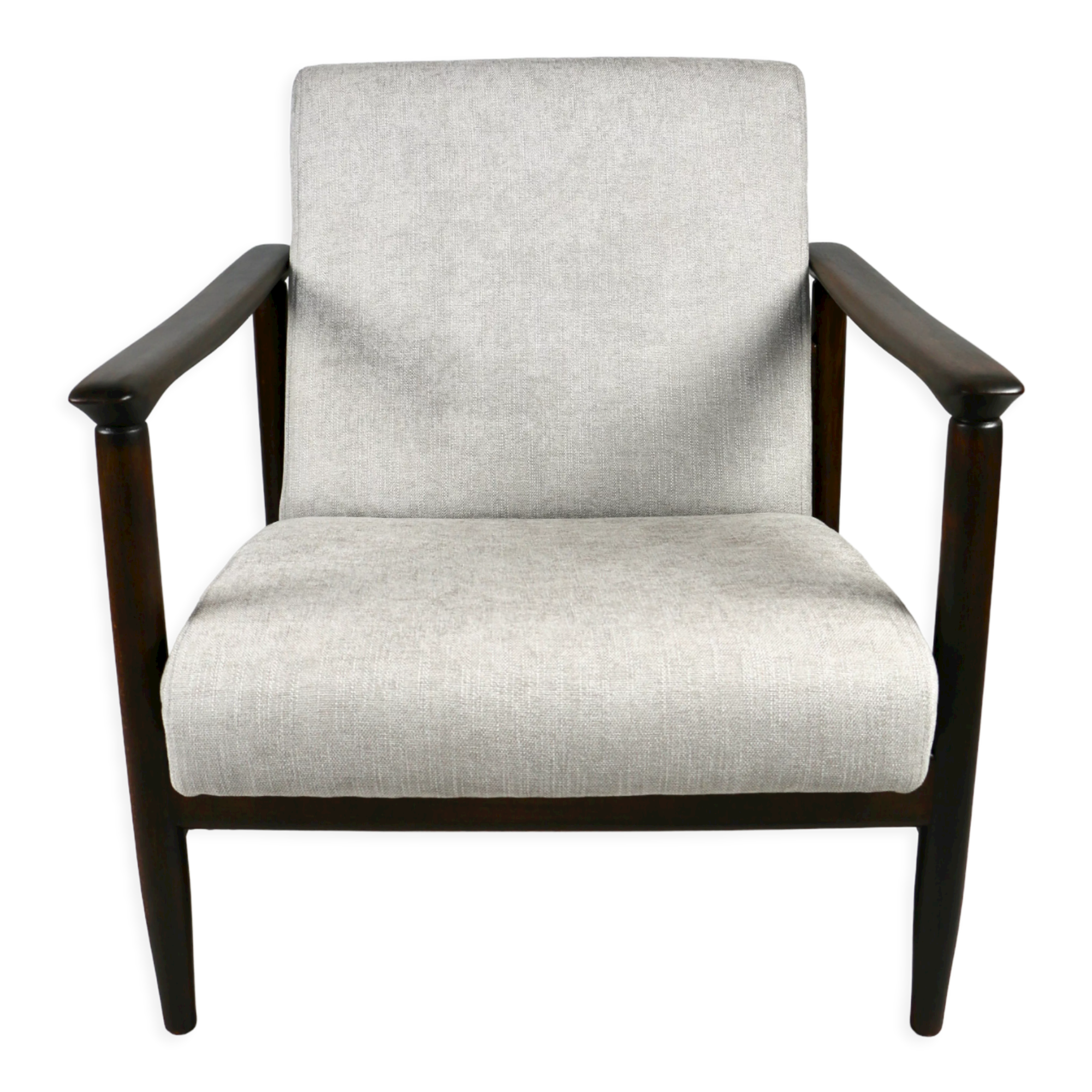 Light grey GFM-142 Chair by Edmund Homa, 1970s