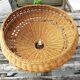 Wicker and rattan pendant light