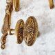 Door handle hardware and 2 French bronze furniture handles
