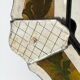 Venetian mirror with flower and foliage decoration, Italy 1960