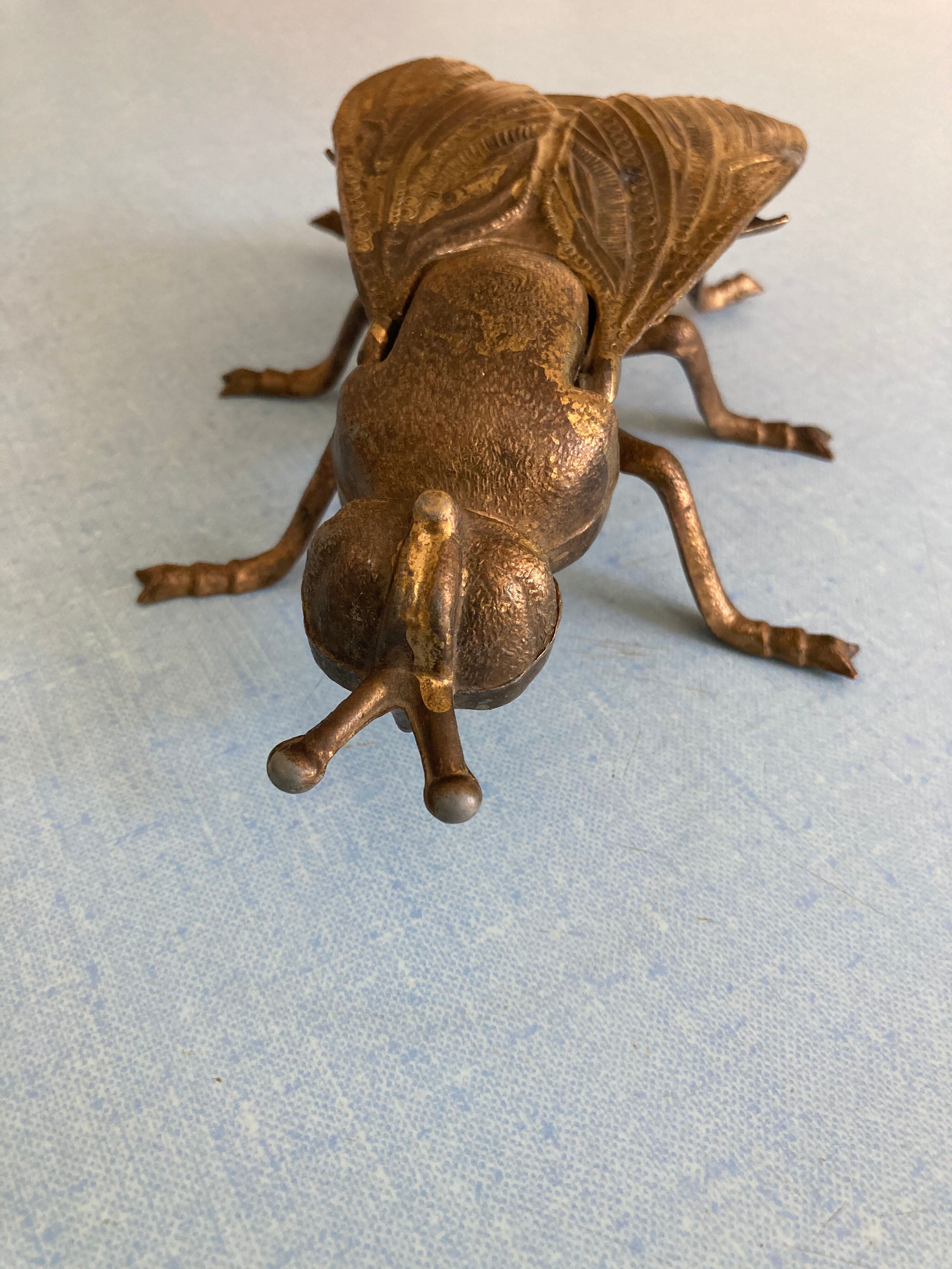 Ashtray brass fly
