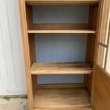 Art deco glass-glazed parisian wardrobe