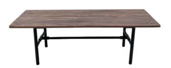 Vintage Scandinavian dining table in teak.