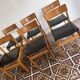 'Abstracta' set of 6 dining chairs – Jos De Mey for Van den Berghe – Pauvers