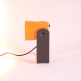 Lampe de table ou applique orange de karl lang pour sis leuchten, allemagne 1976.