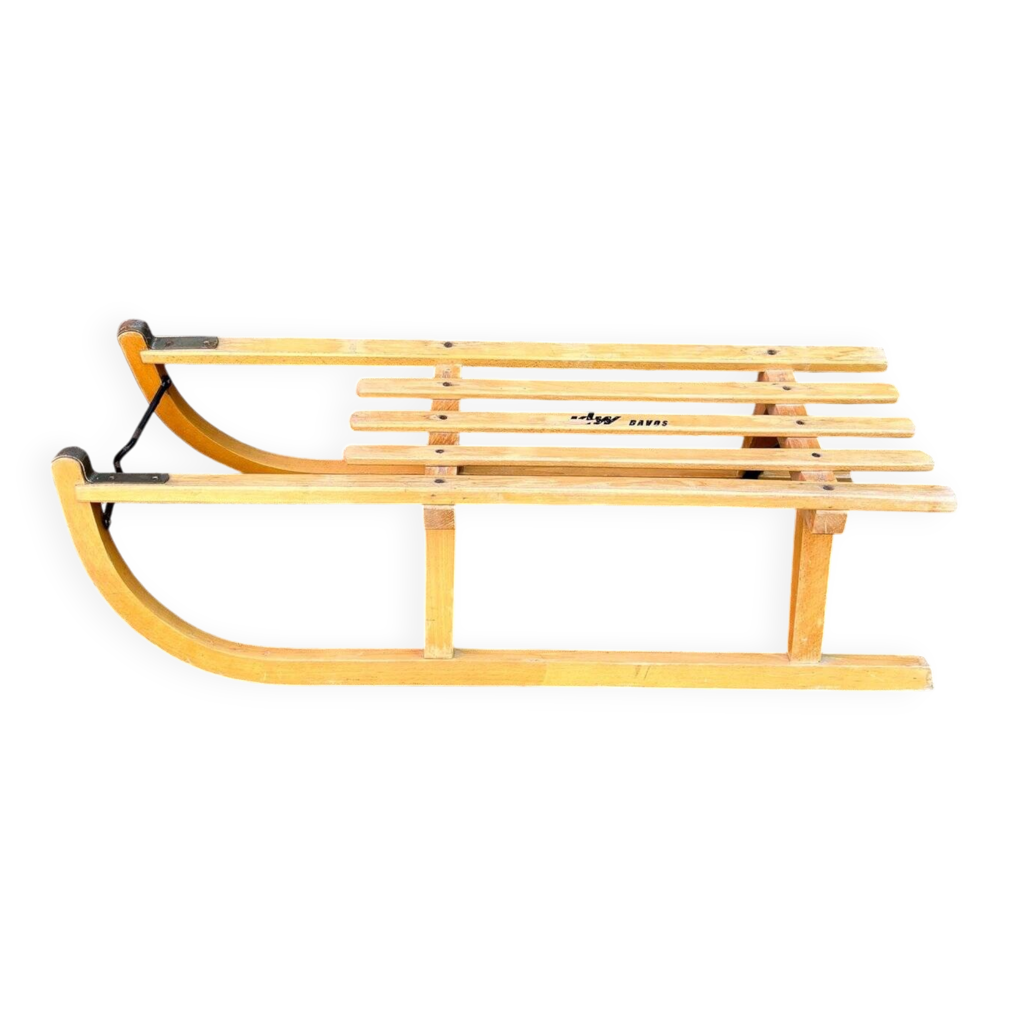 Davos wooden sledge