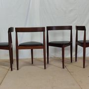 Table and 4 chairs by Hans Olsen for the Danish editions Frem R-jle
