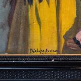 Francesc GALOFRE SURIS - Chat en dame