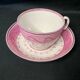 Old pink porcelain tea cup late nineteenth century