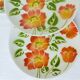 4 dessert plates Moulin des Loups Orchies model Ontario 210679