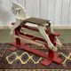 1950s wooden English rocking horse