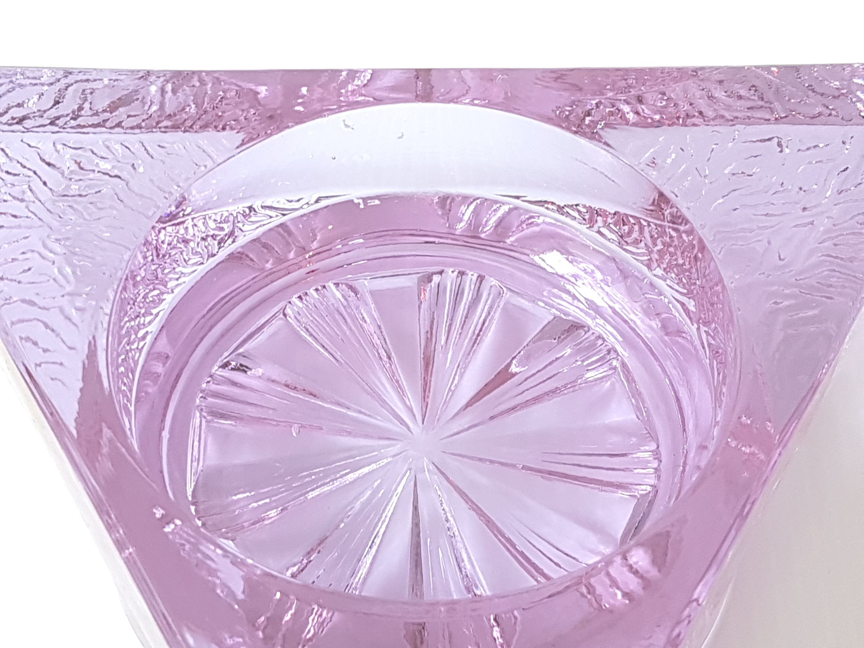 1960 vintage glass ashtray