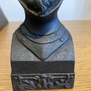 Pair of antique cast iron fire dogs