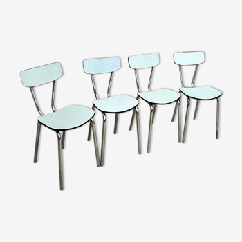 4 tublac formica chairs