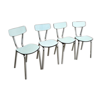 4 tublac formica chairs