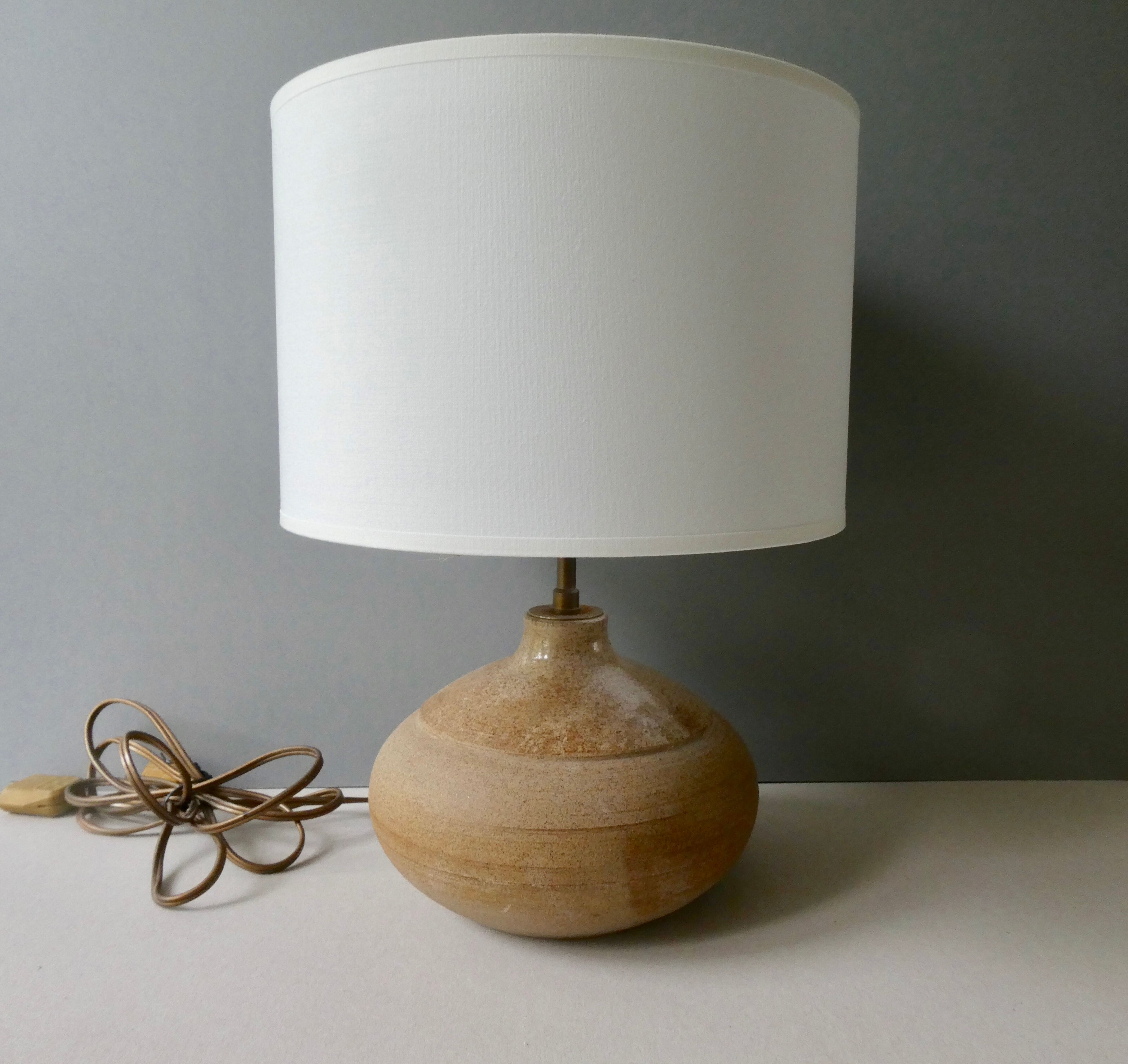 Sandstone lamp from the 50s