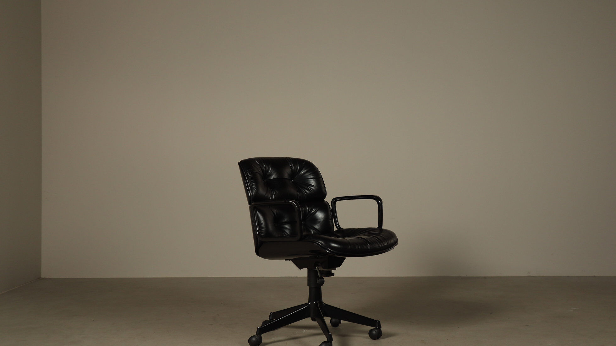 Ennio Fazioli “Parioli” executive office chair for MIM Roma, Italy, 1970s
