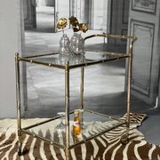 Vintage Golden Bar Cart