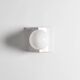 Opaline glass wall light, circa 1970